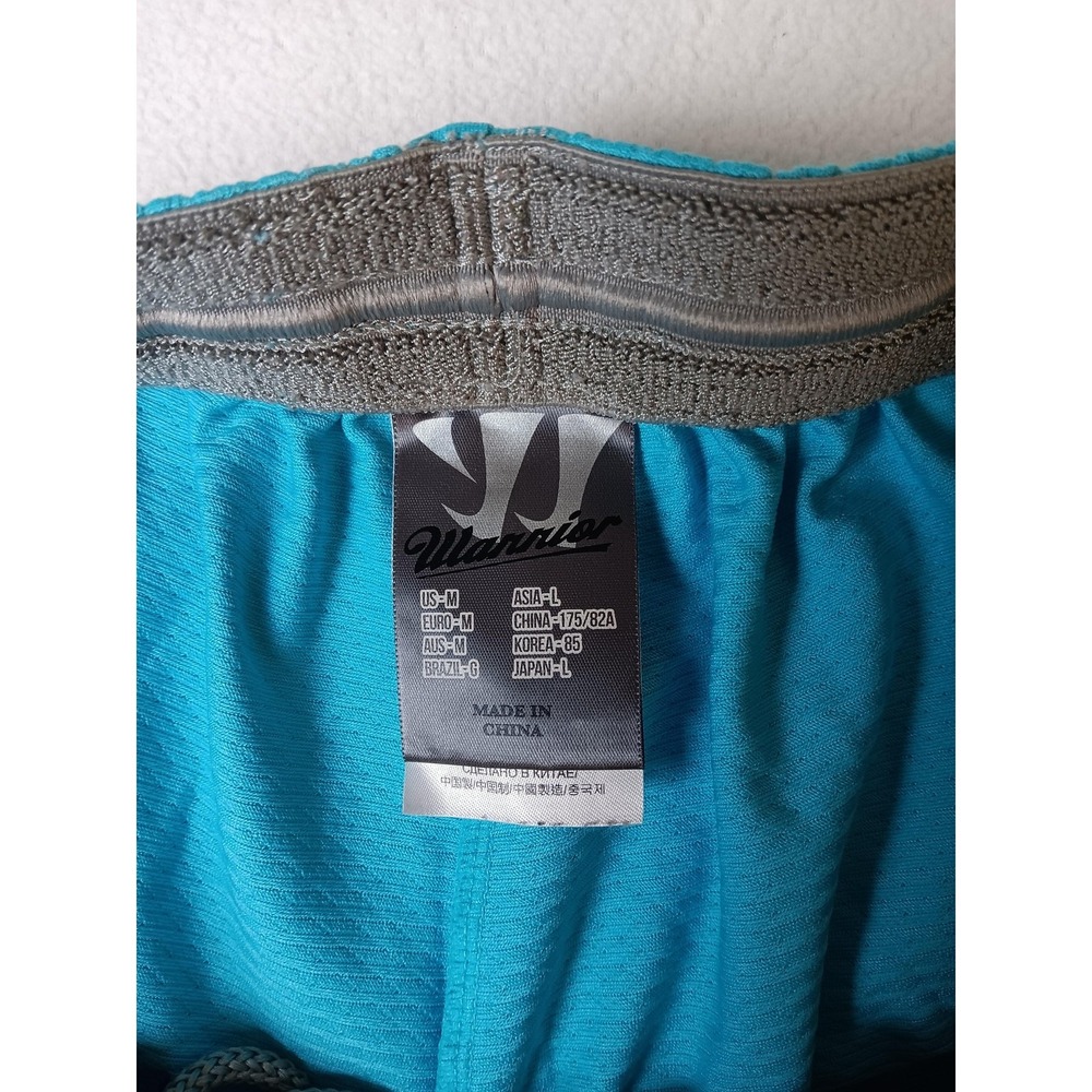 Warrior Shorts Mens Medium Blue Colorblock Lacrosse‎ Athletic Gym Pockets - Picture 2 of 4